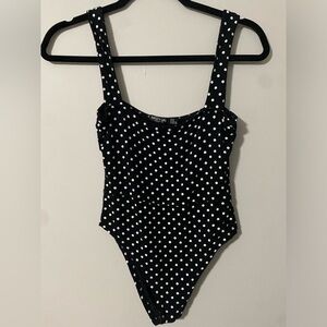 Nasty Gal Polka Dot Bodysuit